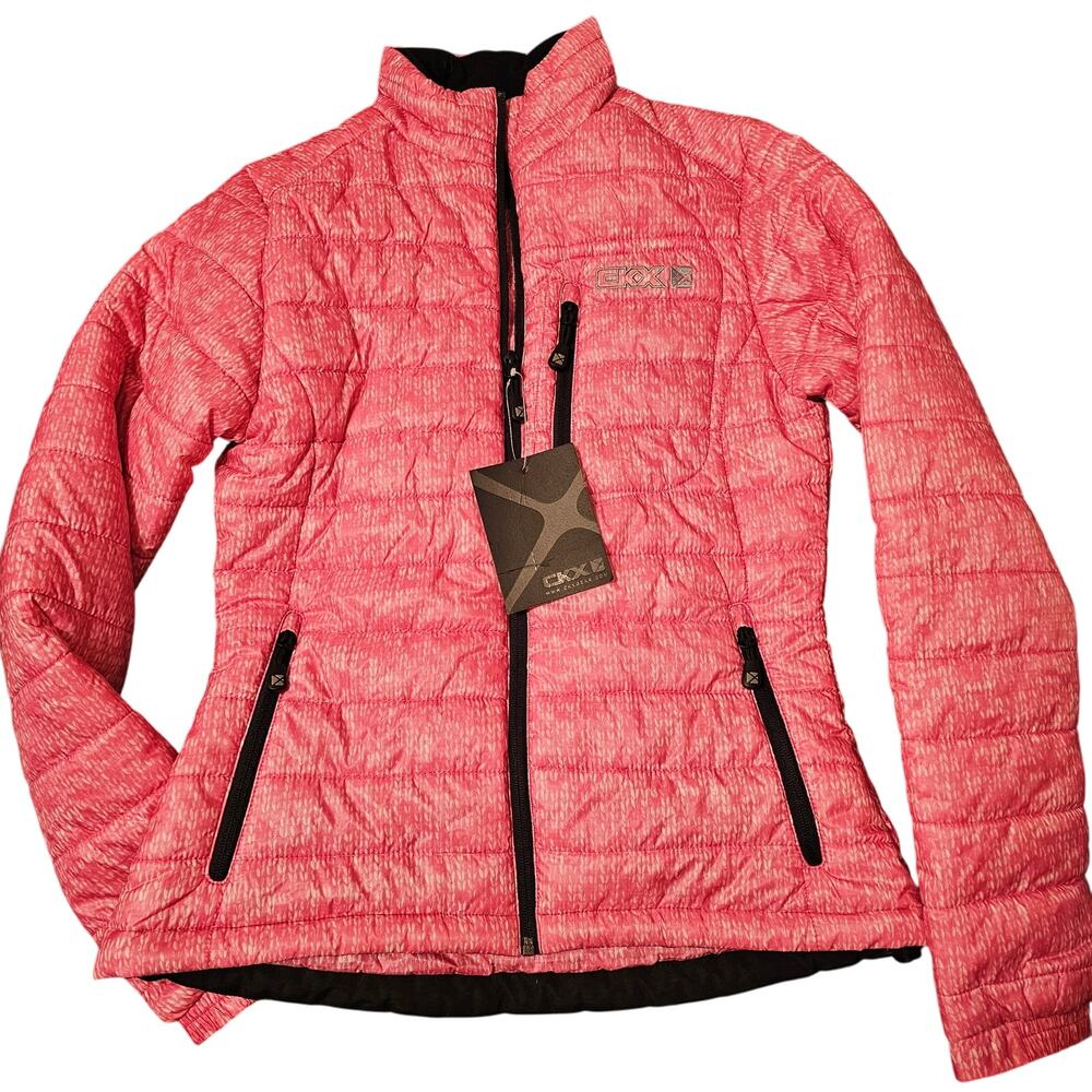 New CKX pink ladies Size small Fusion Liner jacket with‎ black zipper